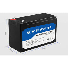 12AH 12V SLA Multicell Low Maintenance Design AGM Deep Cycle Battery-Off Grid Living Supplies Australia