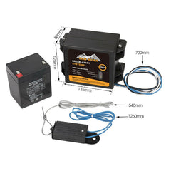 12V 5AH Built-In Battery Break Away System 1-2 Axle Capacity-Off Grid Living Supplies Australia
