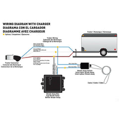 12V 5AH Built-In Battery Break Away System 1-2 Axle Capacity-Off Grid Living Supplies Australia
