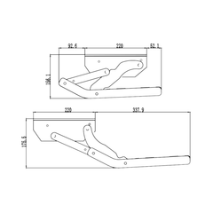 12V Aluminium Motorised Single Step + Switch for Motorhomes / Caravans - 150kg-Off Grid Living Supplies Australia