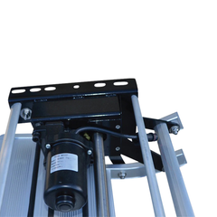 12V Aluminium Motorised Single Step + Switch for Motorhomes / Caravans - 150kg-Off Grid Living Supplies Australia