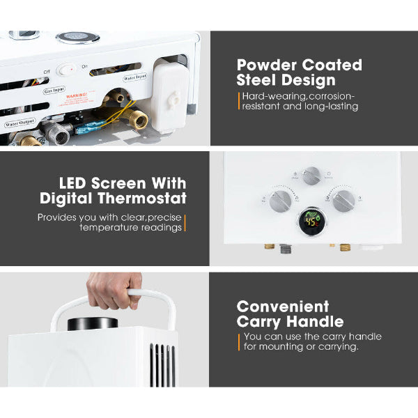 12V Portable Water Heating System - 8L Love My Caravan