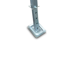 1x 350mm Extension Jack Stand + Solid Mount & Pre-welded Brackets for Caravans / Trailers / Ute Canopies - 3600kg-Off Grid Living Supplies Australia