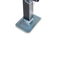 1x 350mm Extension Jack Stand + Solid Mount & Pre-welded Brackets for Caravans / Trailers / Ute Canopies - 3600kg-Off Grid Living Supplies Australia