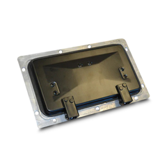 1x Pop Out Roof Air Vent in Black + Rubber Seals for Carvans / Camper Trailers / Canopies - 238mm x 147mm-Off Grid Living Supplies Australia