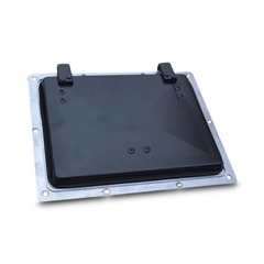 1x Pop Out Roof Air Vent in Black + Rubber Seals for Carvans / Camper Trailers / Canopies - 264mm x 213mm-Off Grid Living Supplies Australia