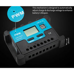 20A 12V/24V PWM Solar Charger Controller-Off Grid Living Supplies Australia