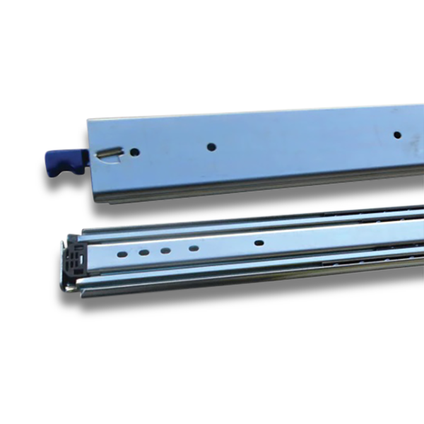 2x 2032mm Lock In/Lock Out Drawer Slides - 227kg Rated-Off Grid Living Supplies Australia