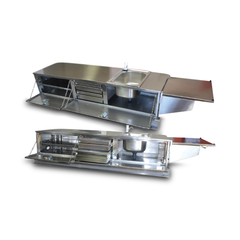 2x Drawer Full Length Slide Out Kitchen with Sink Tap for Caravans / Camper Trailers-Off Grid Living Supplies Australia