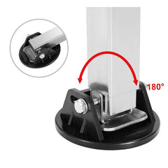 2x Drop Down Corner Legs for Caravans / Camper Trailers - 430mm-590mm-Off Grid Living Supplies Australia