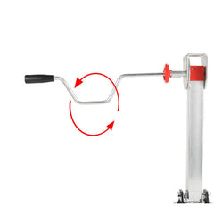 2x Drop Down Corner Legs for Caravans / Camper Trailers - 550mm-740mm-Off Grid Living Supplies Australia