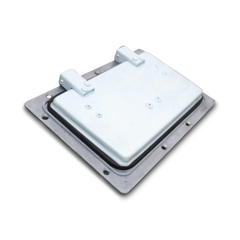 2x Pop Out Roof Air Vents in White + Rubber Seals for Caravans / Camper Trailers / Canopies - 238mm x 147mm-Off Grid Living Supplies Australia