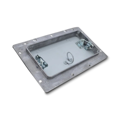 2x Pop Out Roof Air Vents in White + Rubber Seals for Caravans / Camper Trailers / Canopies - 238mm x 147mm-Off Grid Living Supplies Australia