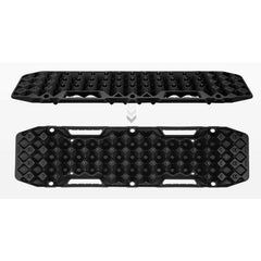 2x Recovery Tracks in Black + Leash & Mounting Pins - 10T-Off Grid Living Supplies Australia