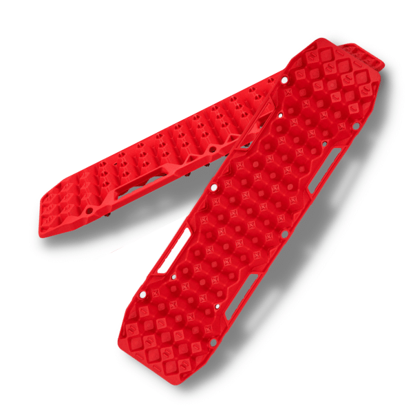 2x Recovery Tracks in Red + Leash - 10T-Off Grid Living Supplies Australia