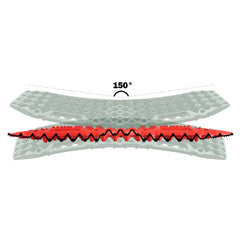 2x Recovery Tracks with Built in Jack Base in Red + Leash & Carry Bag - 10T-Off Grid Living Supplies Australia