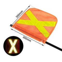 3m Sand Safety Flag + Fiberglass Pole-Off Grid Living Supplies Australia