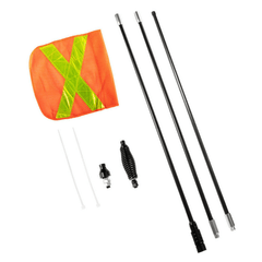 3m Sand Safety Flag + Fiberglass Pole-Off Grid Living Supplies Australia