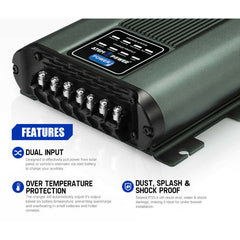 40A 12V DC to DC Dual Battery System Charger with Solar Input-Off Grid Living Supplies Australia