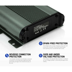 40A 12V DC to DC Dual Battery System Charger with Solar Input-Off Grid Living Supplies Australia