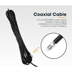 477 MHz Fibreglass UHF Antenna - 1030mm x 6.6DBi-Off Grid Living Supplies Australia