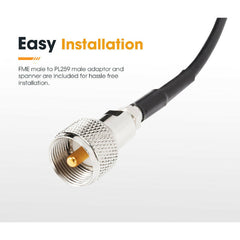 477 MHz Fibreglass UHF Antenna - 1030mm x 6.6DBi-Off Grid Living Supplies Australia