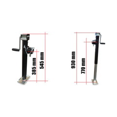 4x 385mm Extension Jack Stand for Caravans / Trailers / Ute Canopies - 907kg-Off Grid Living Supplies Australia