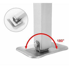 4x Drop Down Corner Legs for Caravans / Camper Trailers - 470mm-660mm-Off Grid Living Supplies Australia