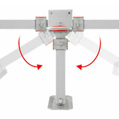 4x Drop Down Corner Legs for Caravans / Camper Trailers - 470mm-660mm-Off Grid Living Supplies Australia