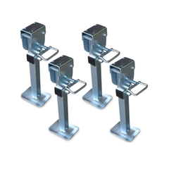 4x Drop Down Corner Legs for Caravans / Camper Trailers - 640mm-820mm-Off Grid Living Supplies Australia
