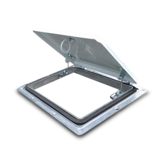 4x Pop Out Roof Air Vent in White + Rubber Seals for Caravans / Camper Trailers / Canopies - 264mm x 213mm-Off Grid Living Supplies Australia