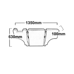 50L Polyethylene Narrow Water Tank + Pump for Caravans / Camper Trailers-Off Grid Living Supplies Australia