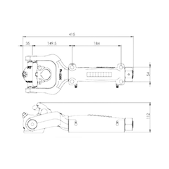 50mm Fixed Head Electric Off Road Coupling for Caravans / Trailers - 3500kg-Off Grid Living Supplies Australia