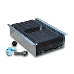 59L Underbody Water Tank & Shield + 3m Rubber Seal for Caravans / Camper Trailers-Off Grid Living Supplies Australia