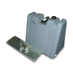 60L Polyethylene Upright Water Tank + Mounting Kit & Pump for Caravans / Camper Trailers Love My Caravan