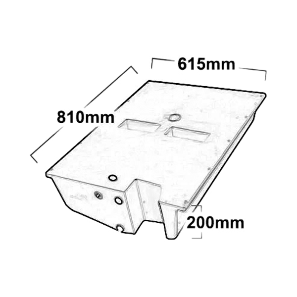 70L Underbody Diesel Tank for Caravans Camper Trailers / 4x4's Love My Caravan