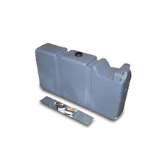 80L Polyethylene Long Water Tank + Mounting Kit for Caravans / Camper Trailers-Off Grid Living Supplies Australia