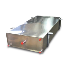 85L Stainless Steel Water Tank + Brackets for Caravans / Camper Trailers / Utes-Off Grid Living Supplies Australia