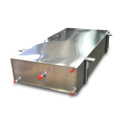 85L Stainless Steel Water Tank + Brackets for Caravans / Camper Trailers / Utes-Off Grid Living Supplies Australia