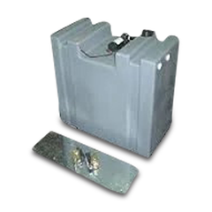 90L Polyethylene Upright Water Tank + Mounting Kit & Pump for Caravans / Camper Trailers-Off Grid Living Supplies Australia