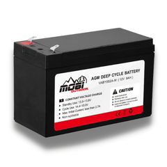 9AH 12V Heavy Duty Maintenance Free AGM Deep Cycle Battery-Off Grid Living Supplies Australia