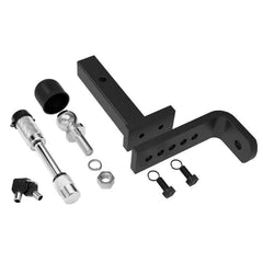 Adjustable Tow Hitch Ball Mount + Hitch Lock for Caravans / Trailer - 6000lbs Capacity-Off Grid Living Supplies Australia