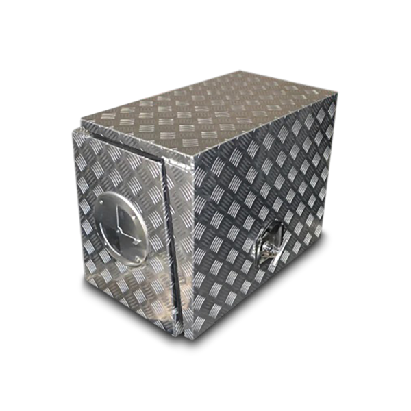 Aluminium Generator Box + Hatch & Vent - 610mm 400mm x 500mm Love My Caravan