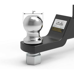 Dual Tow Hitch Ball Mount for 4x4's - 5000lbs Capacity-Off Grid Living Supplies Australia