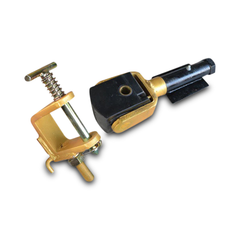 Heavy Duty Off Road Coupling in Poly Block & Hard Chrome Shaft with Spring + Car Adapter-Off Grid Living Supplies Australia
