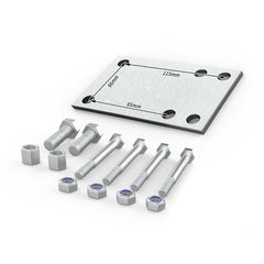 Heavy Duty Spare Wheel Carrier Bracket for Caravans / Trailers Love My Caravan