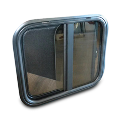 Light Tint Double Glazed Sliding Window for Caravans - 400mm x 500mm-Off Grid Living Supplies Australia