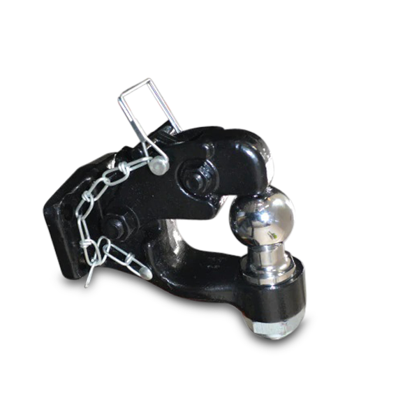 Pintle Hook with 50mm Tow Ball-Off Grid Living Supplies Australia