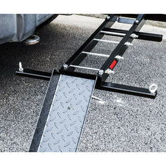Steel Motorcycle Carrier for Cars with 2” Hitch Receiver with 4x Extra Tie Down Points-Off Grid Living Supplies Australia