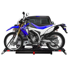 Steel Motorcycle Carrier for Cars with 2” Hitch Receiver with 4x Extra Tie Down Points-Off Grid Living Supplies Australia